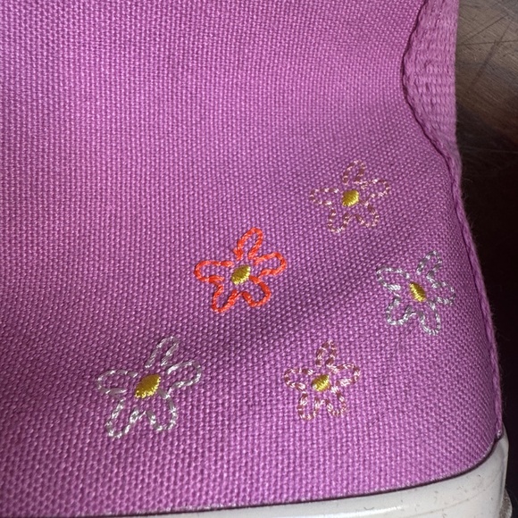 Converse Chuck 70 Purple with Embroidered Flowers Womens 9 - Picture 7 of 9